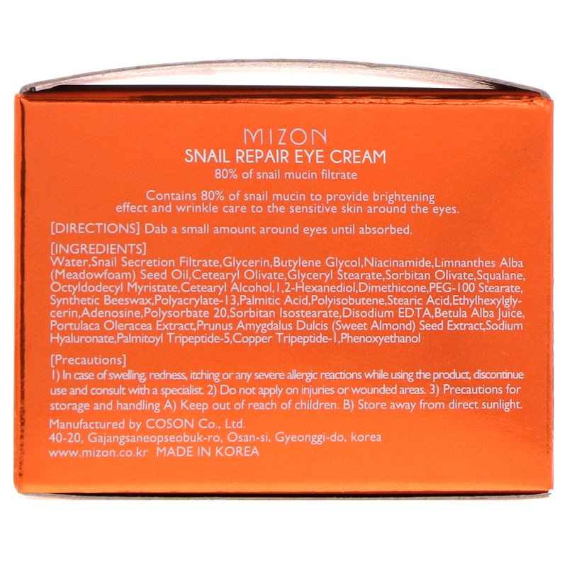 MIZON Snail Repair Eye Cream 25ml