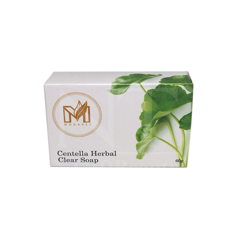 MODAREE สบู่ล้างหน้า Centella Herbal Clear Soap สบู่สมุนไพรใบบัวบก โมดารี 60 กรัม